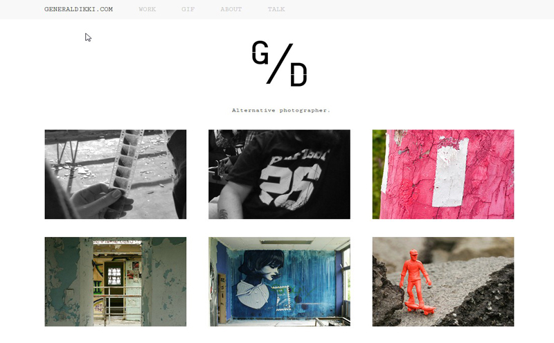 Best Photography Websites // General Dikki