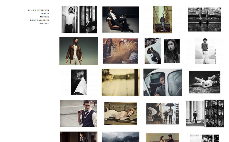 Best Photography Websites // Kalle Gustafsson