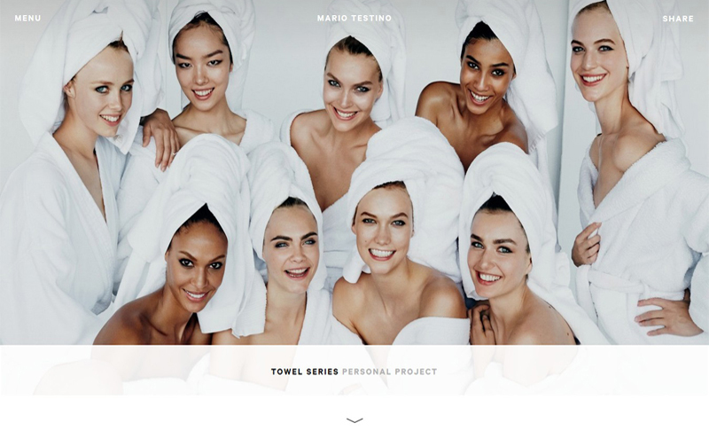 Best Photography Websites // Mario Testino