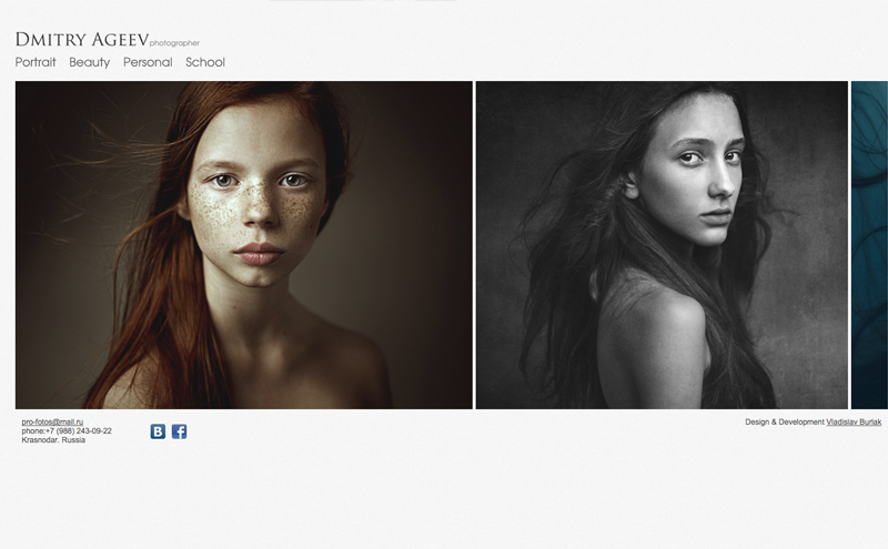 Best Photography Websites // Dmitry Ageeve