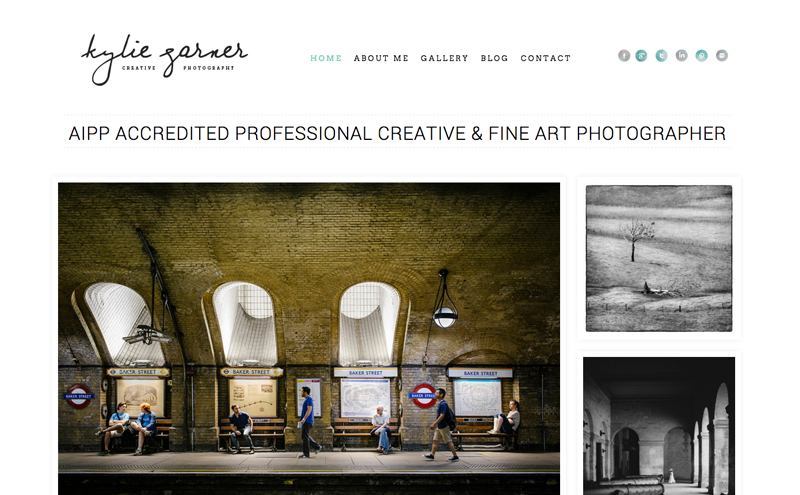 Best Photography Websites // Kylie Garner