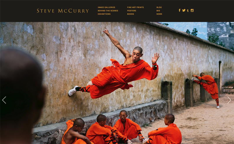 Best Photography Websites // Steve McCurry